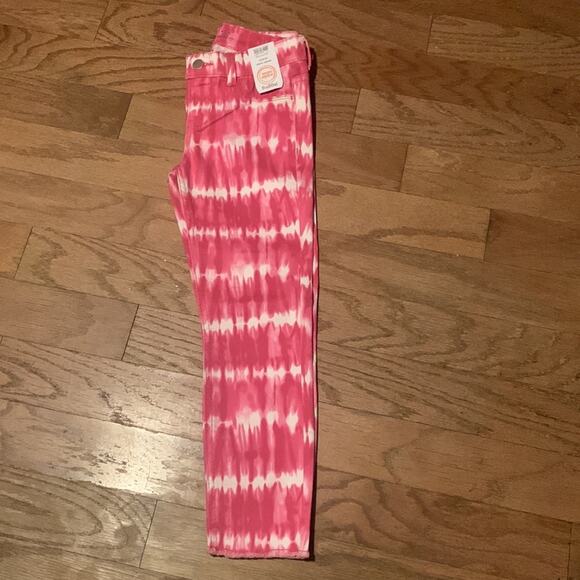 NWT Girls Wonder Nation Jeggings Pink Tie dye Size M(7-8) - Picture 3 of 4